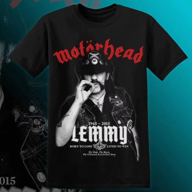 Streetwear Brand Clothing - T-Shirt MOTÖRHEAD LEMMY per Uomo e